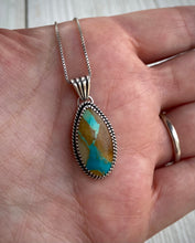 Load image into Gallery viewer, Ombre Royston Ribbon Turquoise Pendant