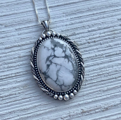 Howlite Pendant