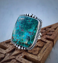 Load image into Gallery viewer, Chrysocolla Malachite Ring