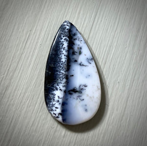 Custom Dendritic Opal Ring