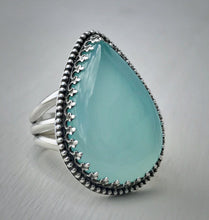 Load image into Gallery viewer, Aqua Chalcedony Ring
