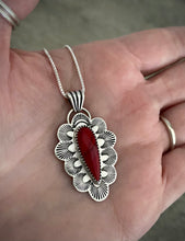 Load image into Gallery viewer, Hand Stamped Rosarita Pendant