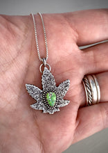 Load image into Gallery viewer, *Custom* BURN ONE DOWN Leaf Necklace