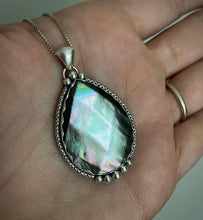 Load image into Gallery viewer, Reserved: Black Mother of Pearl Pendant