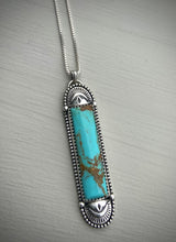 Load image into Gallery viewer, Baja Turquoise Bar Pendant
