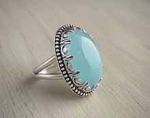 Load image into Gallery viewer, Oval Aquamarine Ring